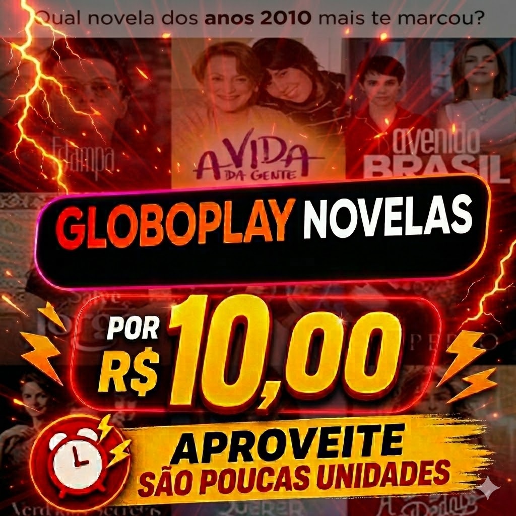 PROMOÇÃO da GLOBOPLAY NOVELAS